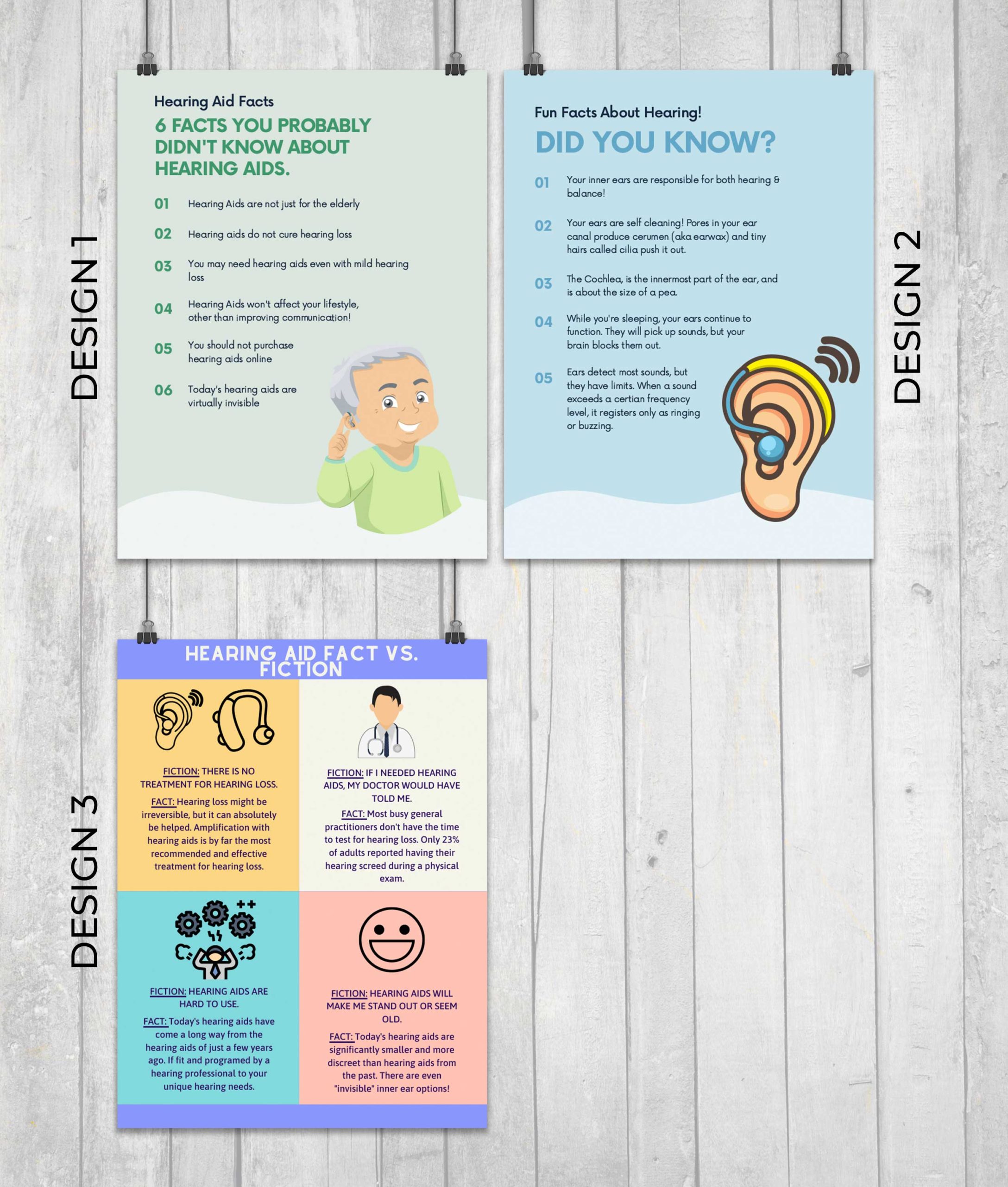 Hearing Facts Posters
